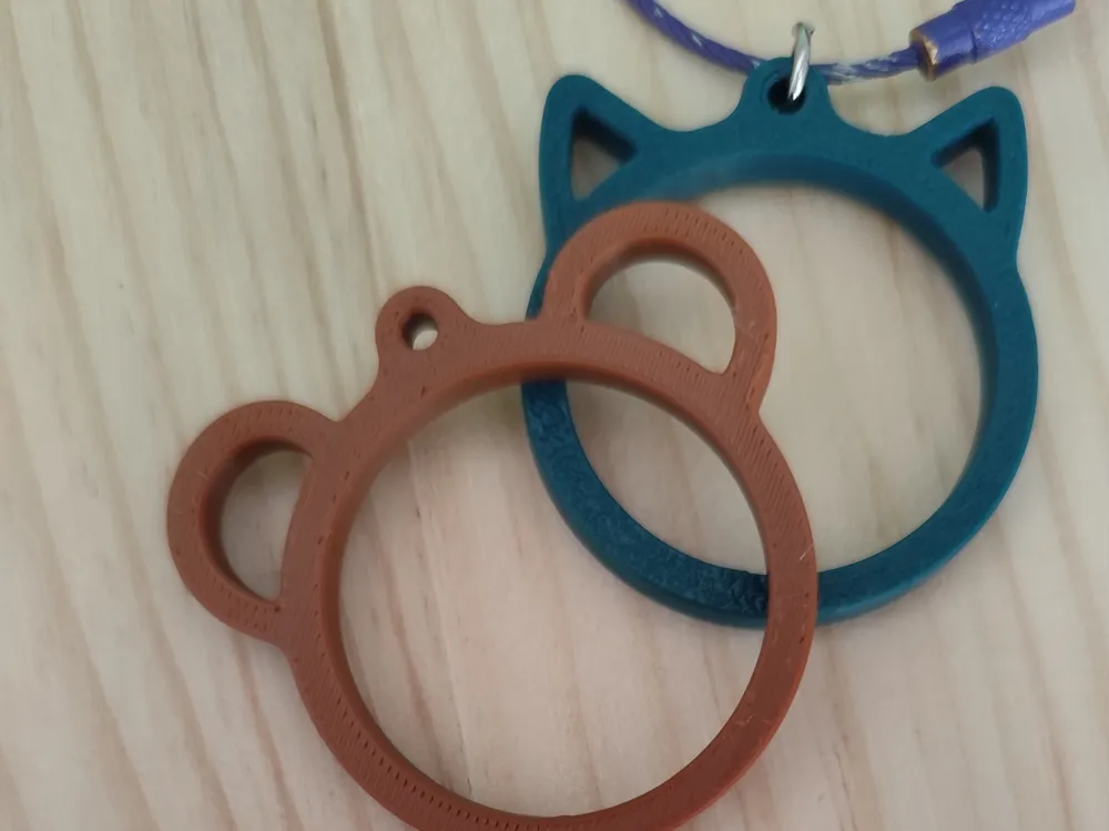 Mini Bear & Cat Keychains Cute & ! - 3D printed Other Fashion Models, in stock in India