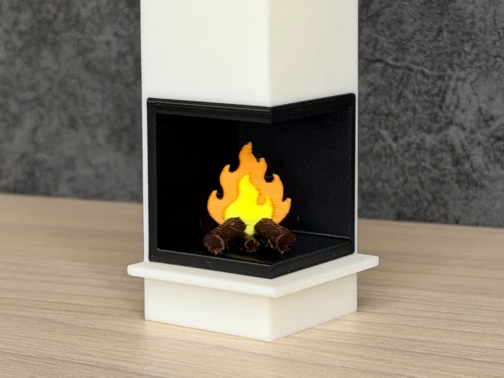 Mini Corner Fireplace - 3D printed Other Art Models, in stock in India