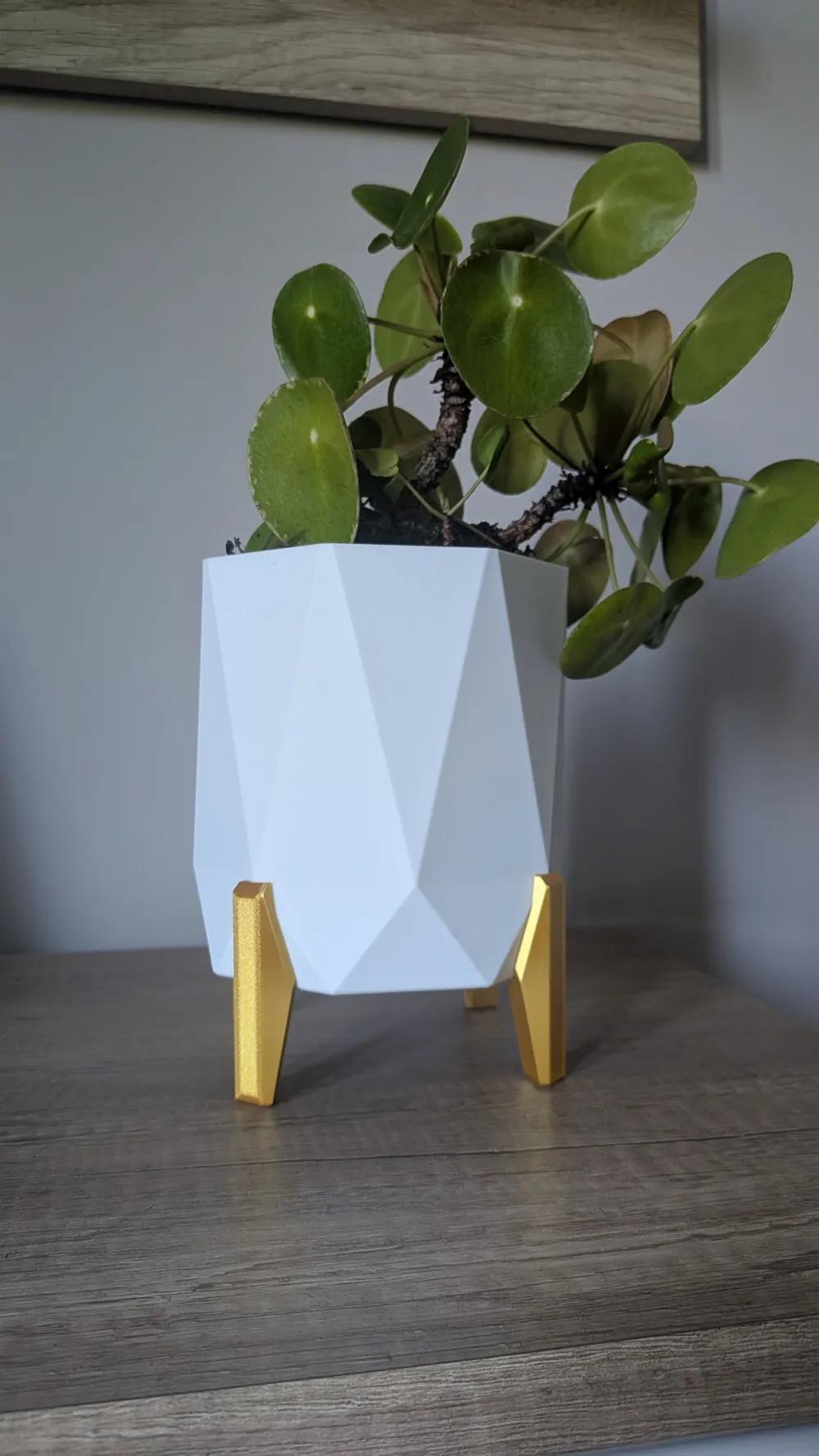 Modern Geometric Planter, photo 2 of 2 - Modern Geometric Planter Household