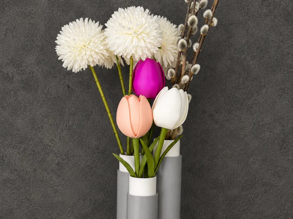 Modular Vase / Removable Tubes - 3D printed Decor, in stock in India