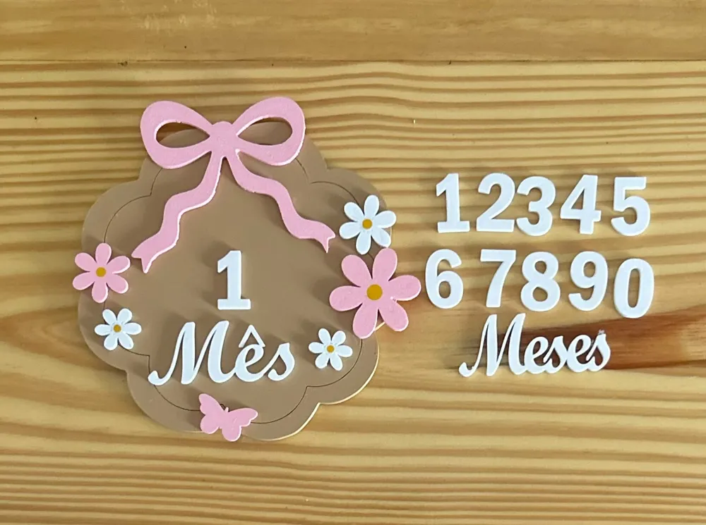 Monthsary Plaque Kit, photo 2 of 2 - Monthsary Plaque Kit Household