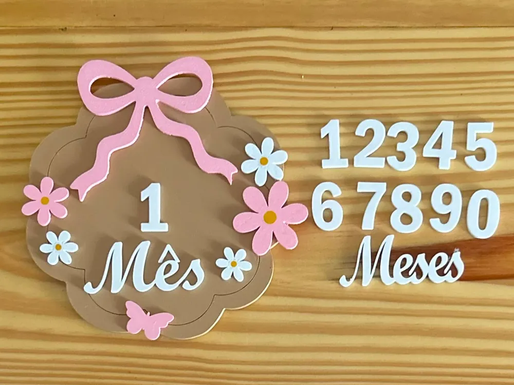Monthsary Plaque Kit - 3D printed Decor, in stock in India
