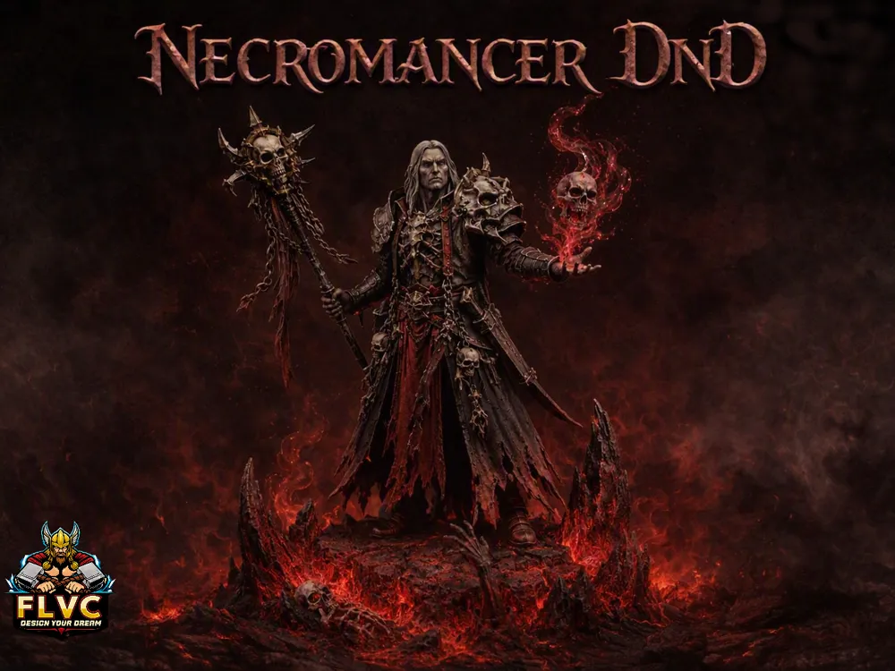 Necromancer 185mm high DnD