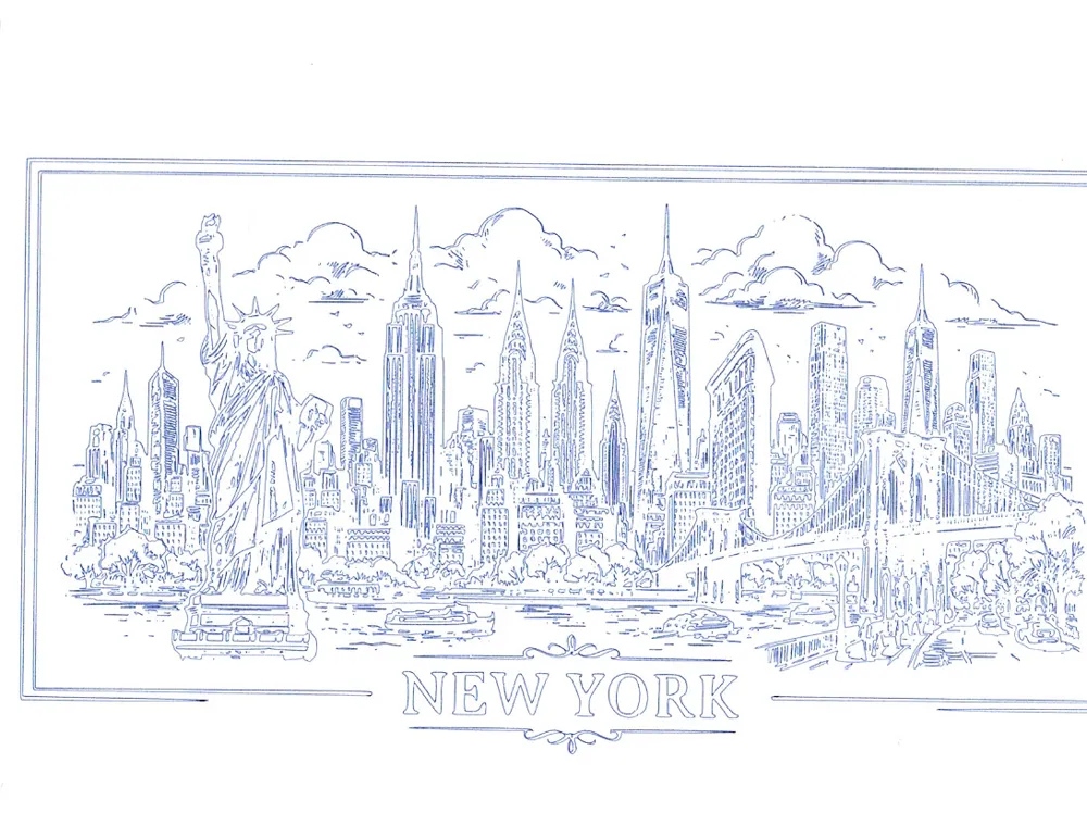 New York Drawing, photo 3 of 3 - New York Drawing Art