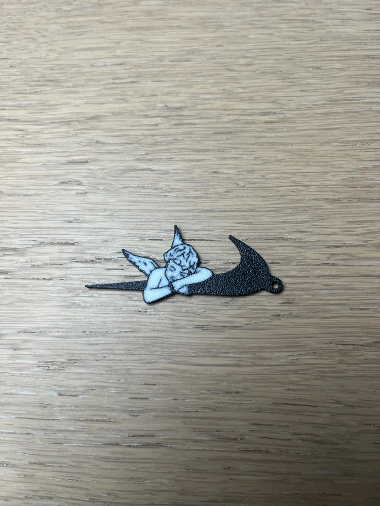 Nike Angel Keychain, photo 2 of 5 - Nike Angel Keychain Generative 3D Model