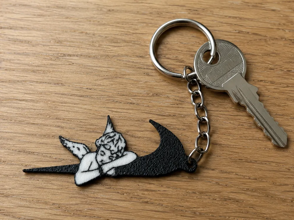 Nike Angel Keychain - 3D printed Image to Keychain, in stock in India