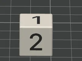 Number Dice - 3D printed Other Art Models, in stock in India