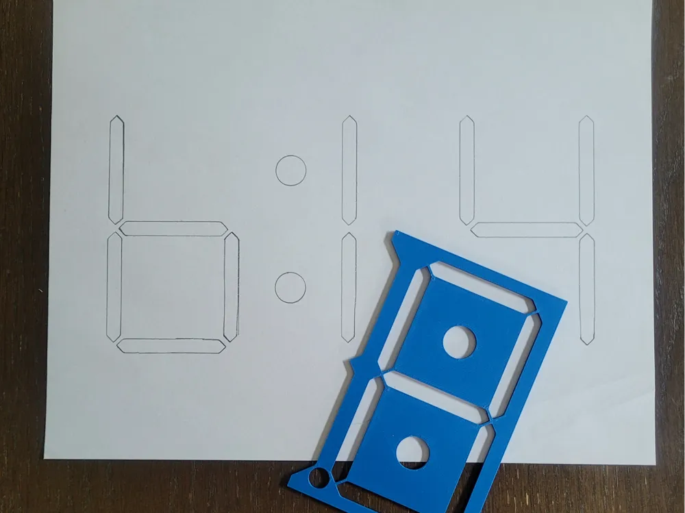 Number Stencil - 3D printed 2D Art, in stock in India