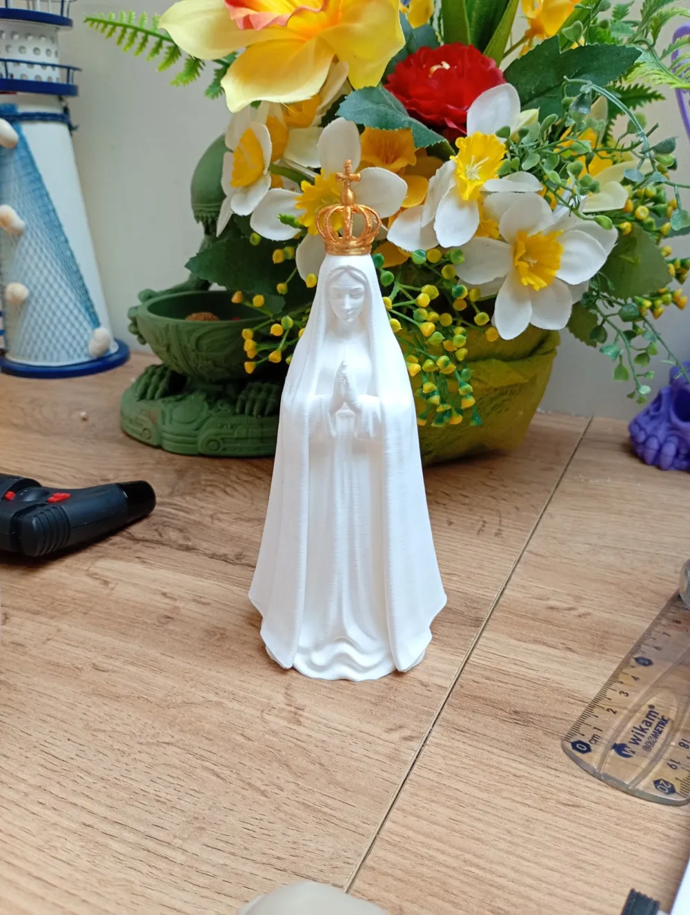 Our Lady of Fatima Wall Shrine, photo 4 of 4 - Our Lady of Fatima Wall Shrine Household