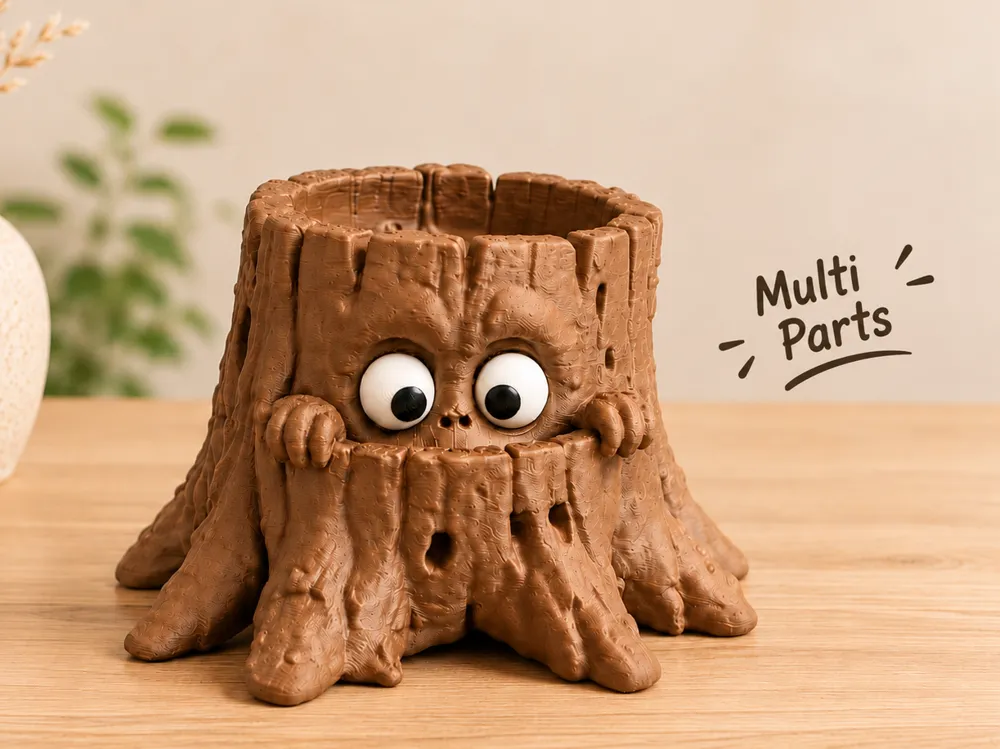 Peeker, The Stump Is Watching - 3D printed Decor, in stock in India
