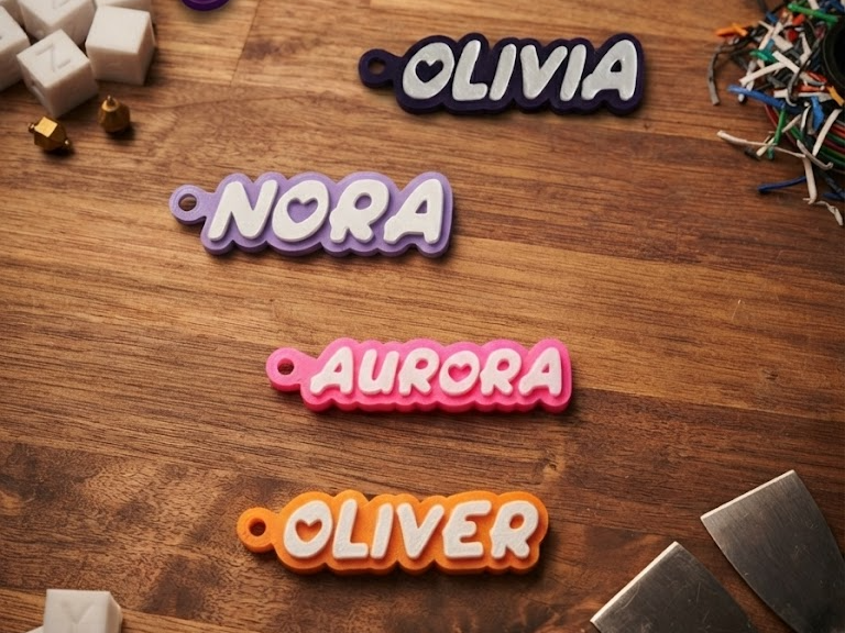 Llavero personalizado corazon - 3D printed Decor, in stock in India