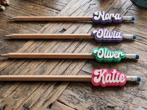 Retro Personalized Name - 3D printed Decor, in stock in India