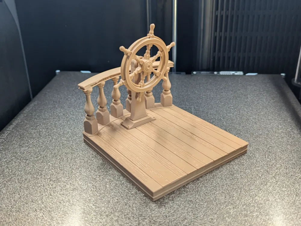Pirate Ship Deck Diorama Base / Figure Stand