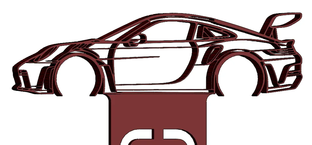Porsche book separator, photo 3 of 3 - Porsche book separator Art