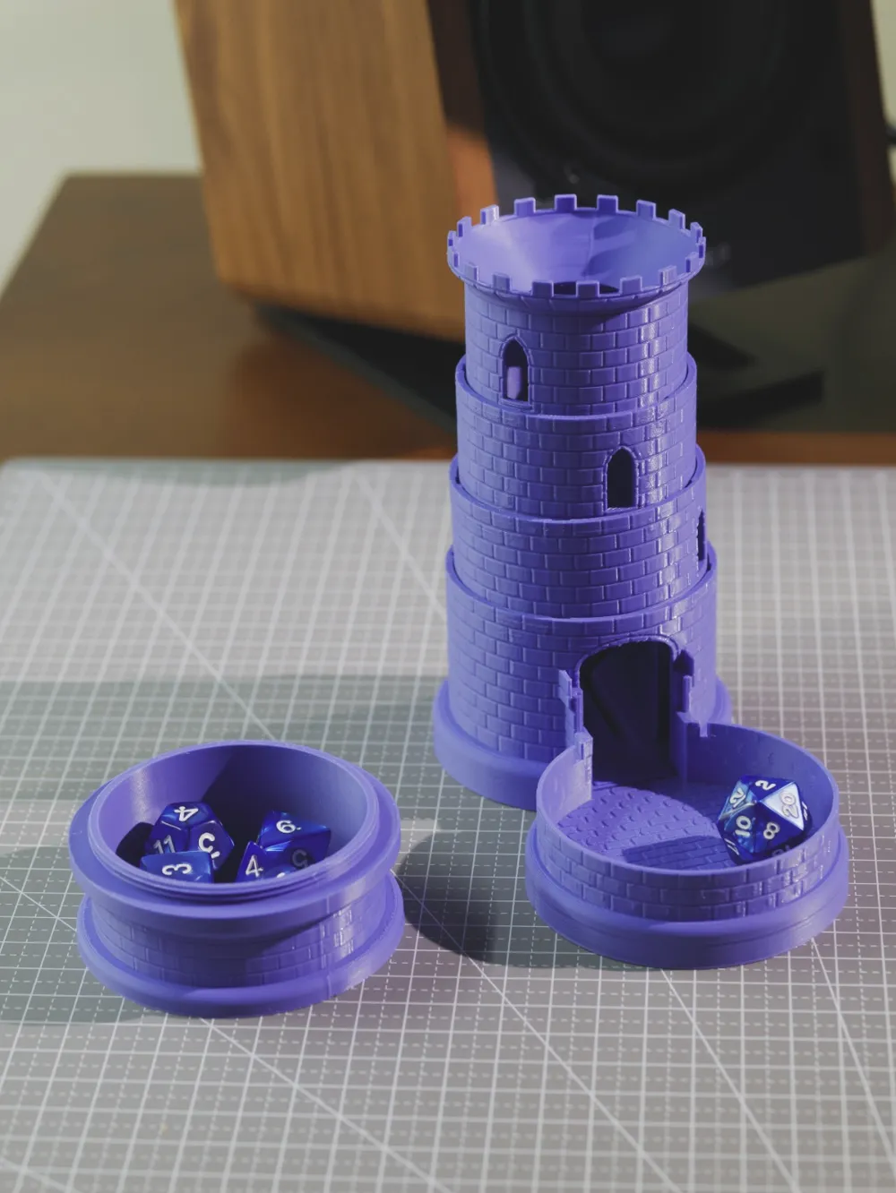 Portable Collapsible Dice Tower with Storage, photo 4 of 4 - Portable Collapsible Dice Tower with Storage Toys & Games
