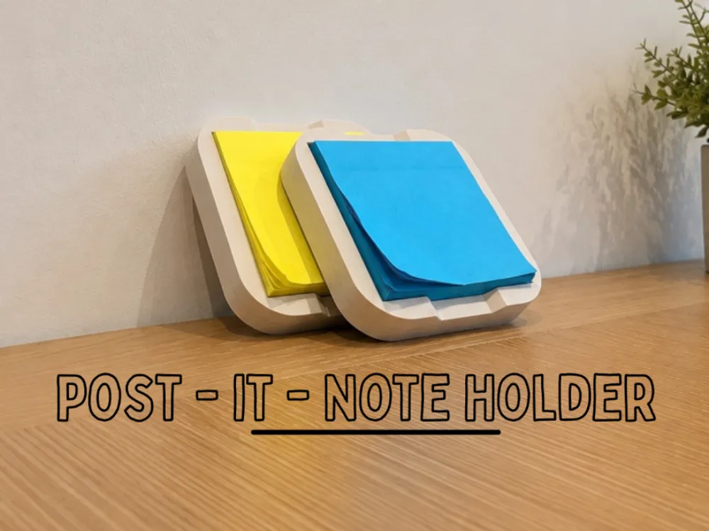 Post-it Note Holder (Stackable) - 3D printed Office, in stock in India
