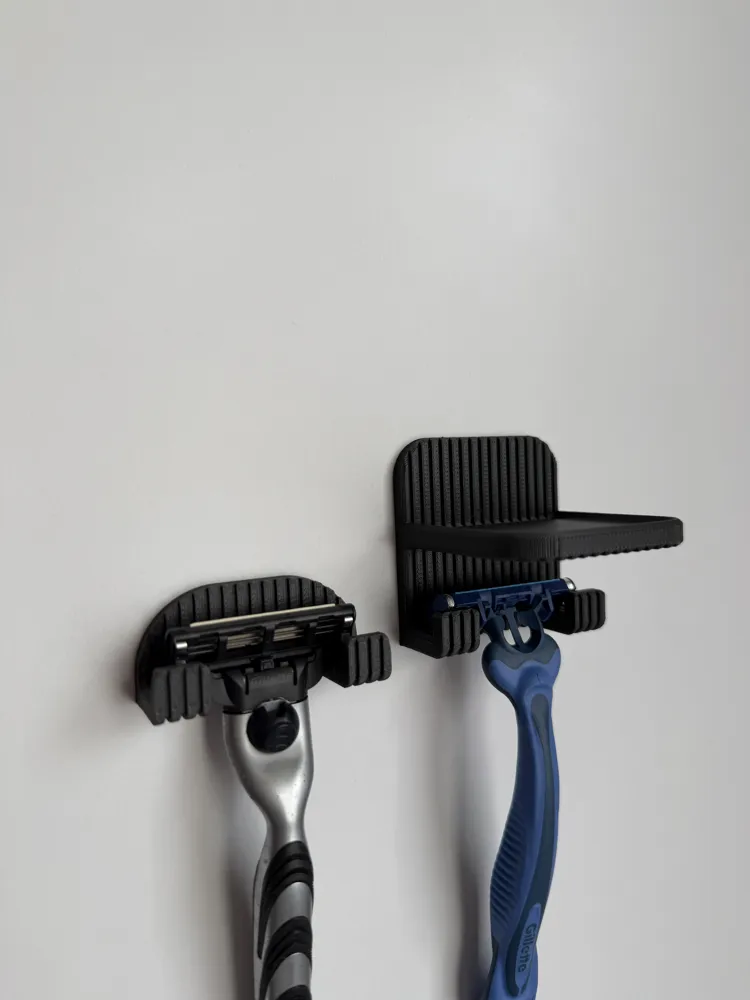 Razor Holder, Bathroom Organizer | Square Design, photo 4 of 4 - Razor Holder, Bathroom Organizer | Square Design Household
