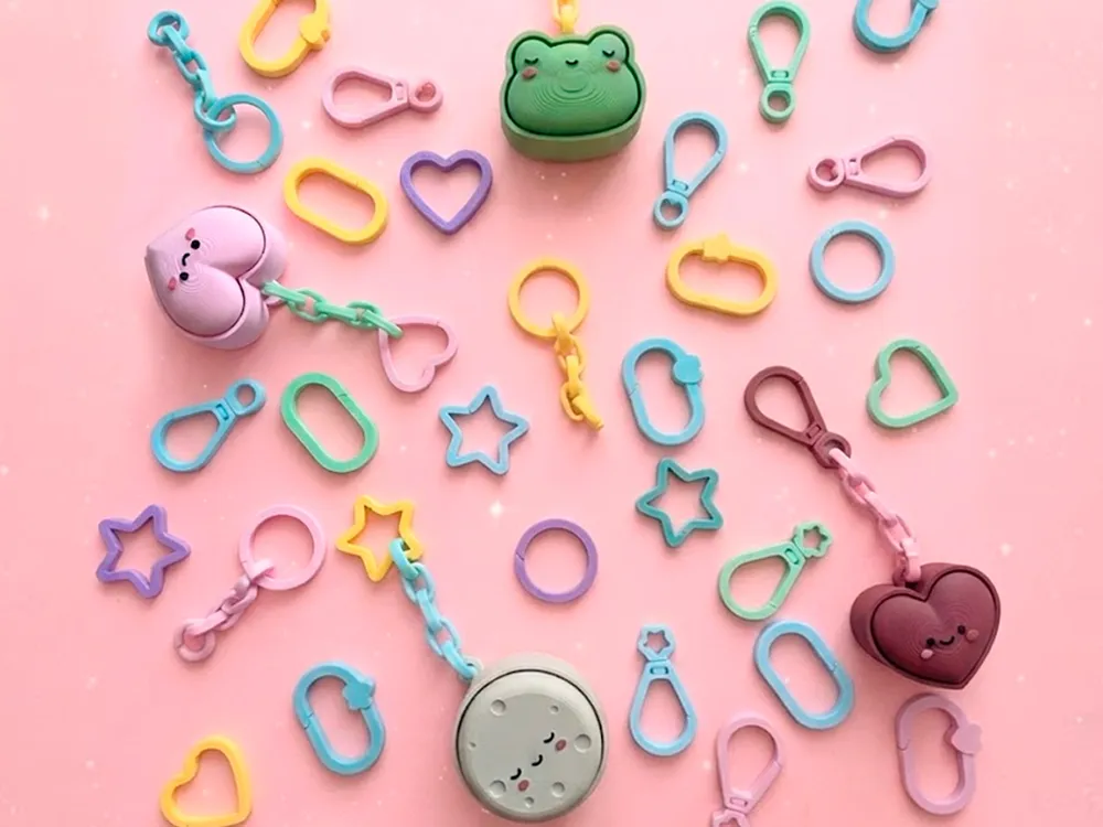 Rings and Carabiners Set Accessories Keychains
