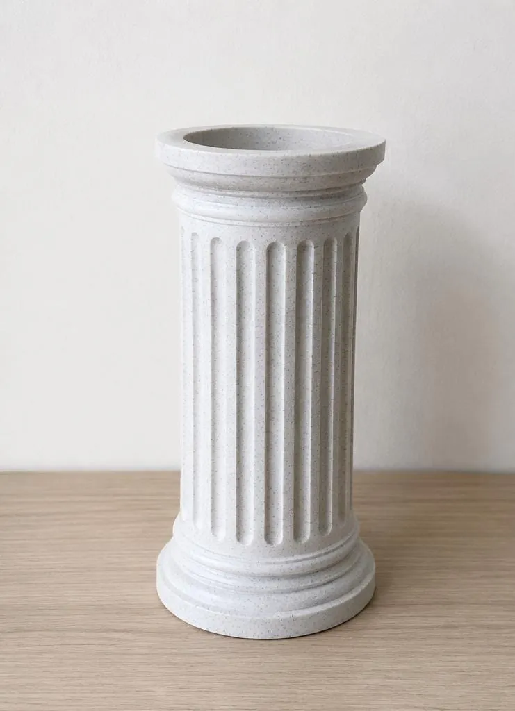 Roman Column Vase, photo 3 of 4 - Roman Column Vase Household