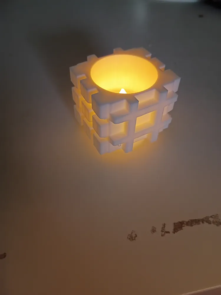 rubik's cube lamp, photo 2 of 4 - rubik's cube lamp Household