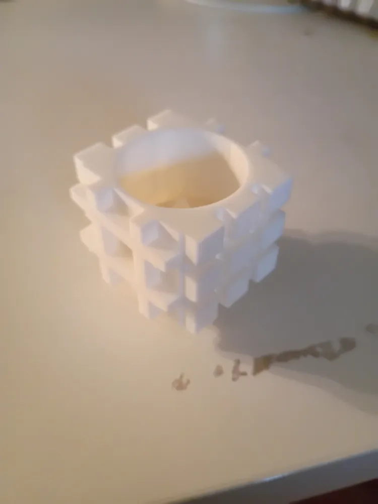 rubik's cube lamp, photo 3 of 4 - rubik's cube lamp Household