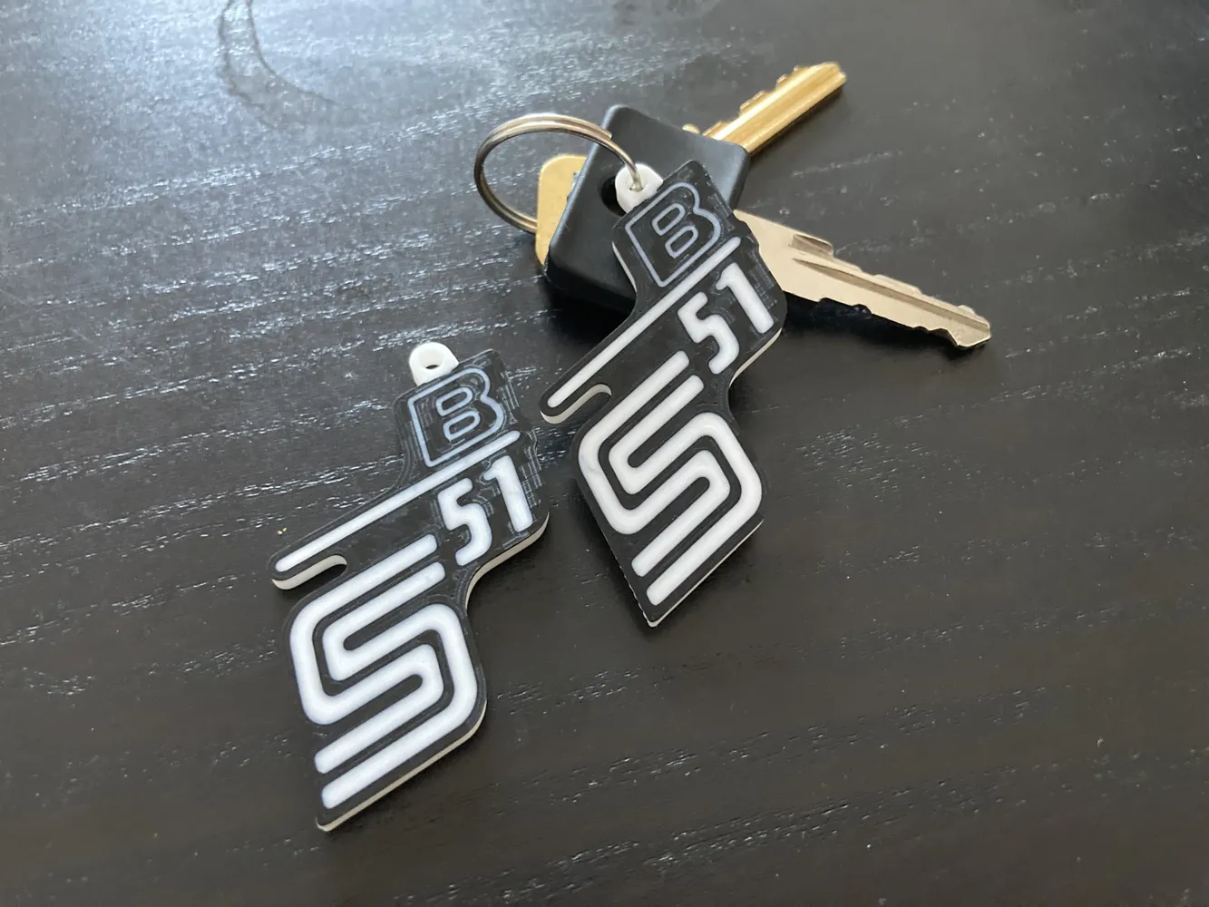 S51 Simson key pendant, photo 2 of 5 - S51 Simson key pendant Art