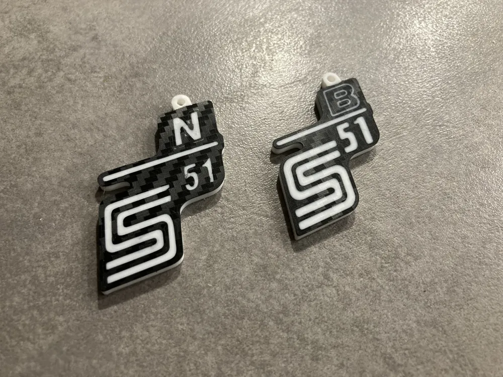 S51 Simson key pendant, photo 5 of 5 - S51 Simson key pendant Art