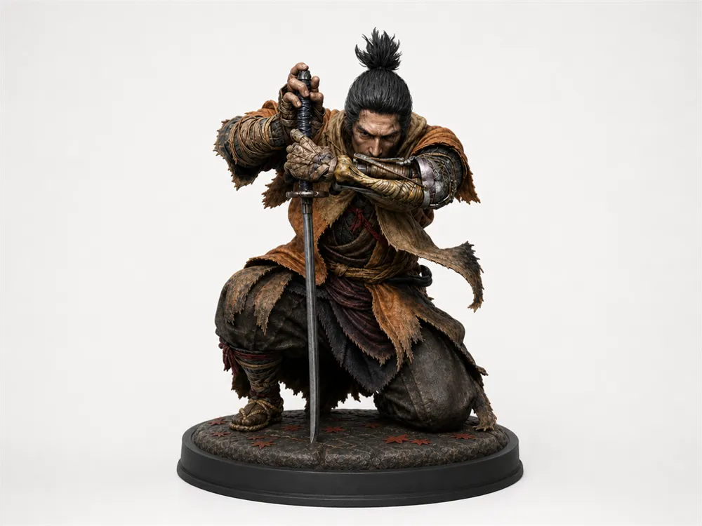 Sekiro Wolf - 3D printed Other Miniatures, in stock in India