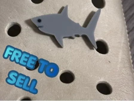 Shark Jibbitz - Free To Sell