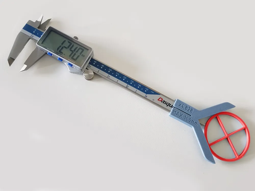 SIMPLE AND PRECISE DIAMETER GAUGE FOR CALIPER