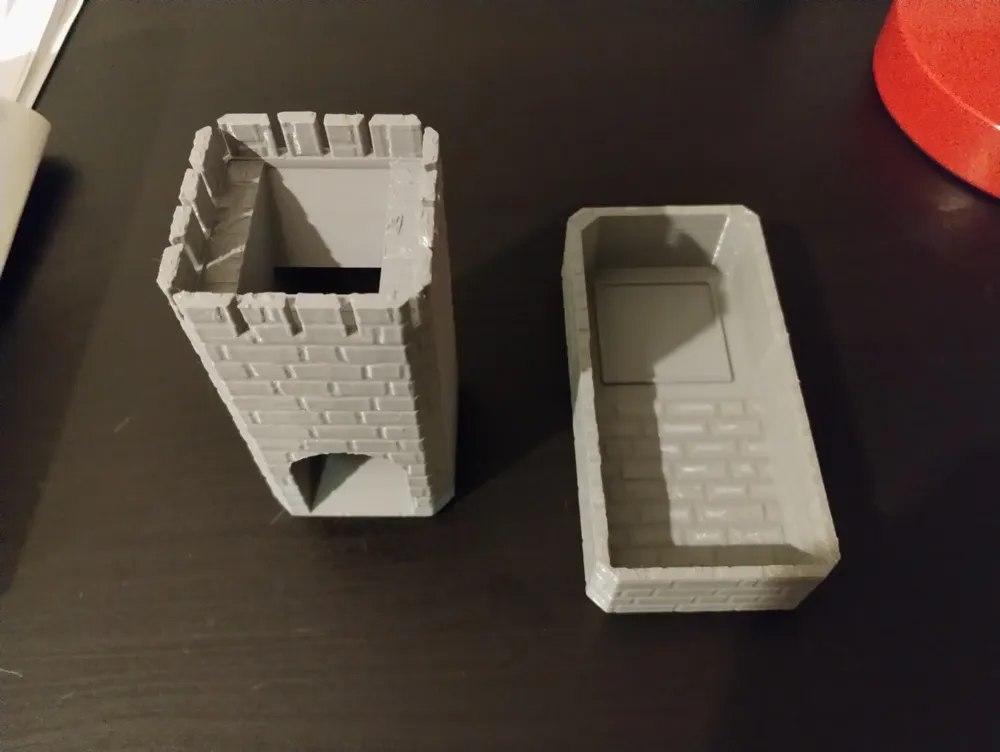 Simple Stone Dice Tower v1 & v2, photo 4 of 4 - Simple Stone Dice Tower v1 & v2 Toys & Games