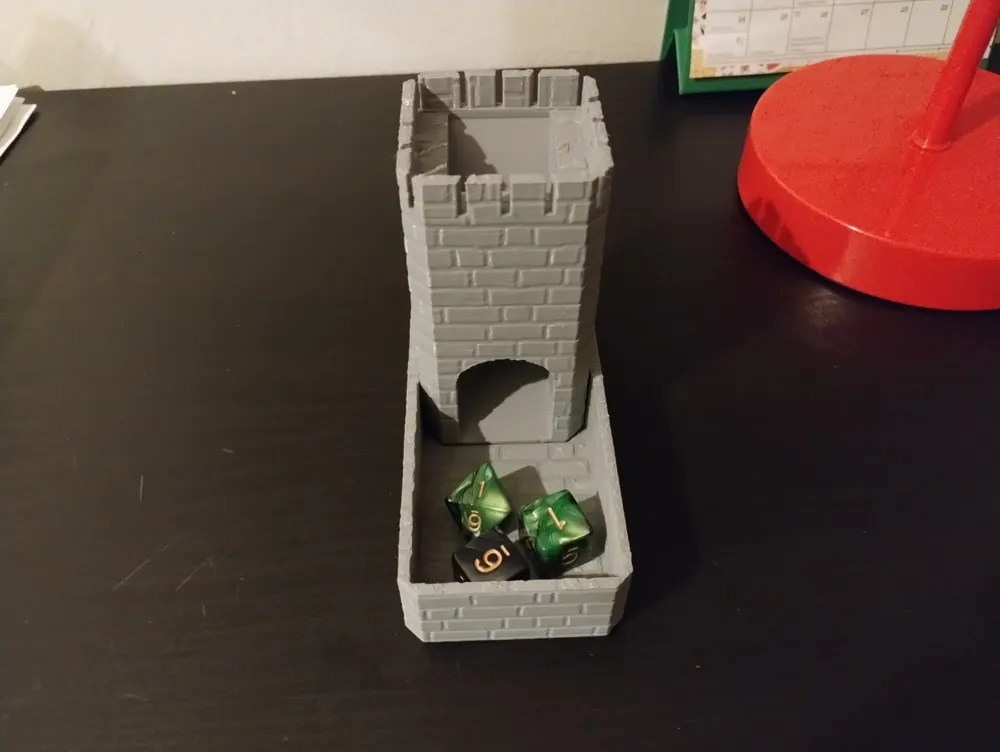 Simple Stone Dice Tower v1 & v2