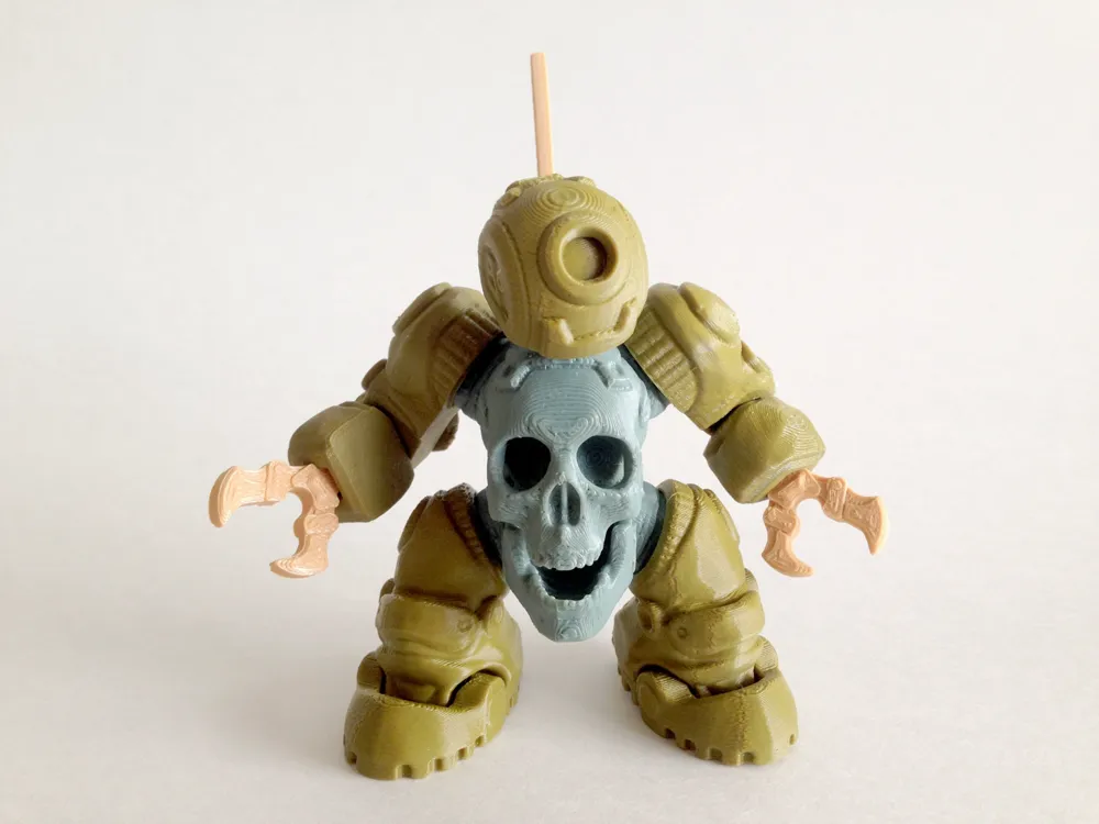 Skull-bot 001 - 3D printed Creatures, in stock in India