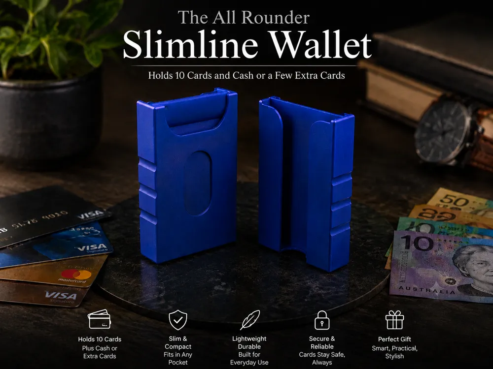Slim Wallet V1 - 3D printed Other Fashion Models, in stock in India