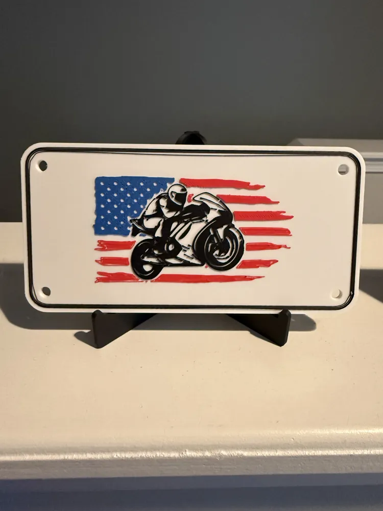SMALL MOTORCYCLE/BICYCLE PLATES, photo 4 of 4 - SMALL MOTORCYCLE/BICYCLE PLATES Generative Art