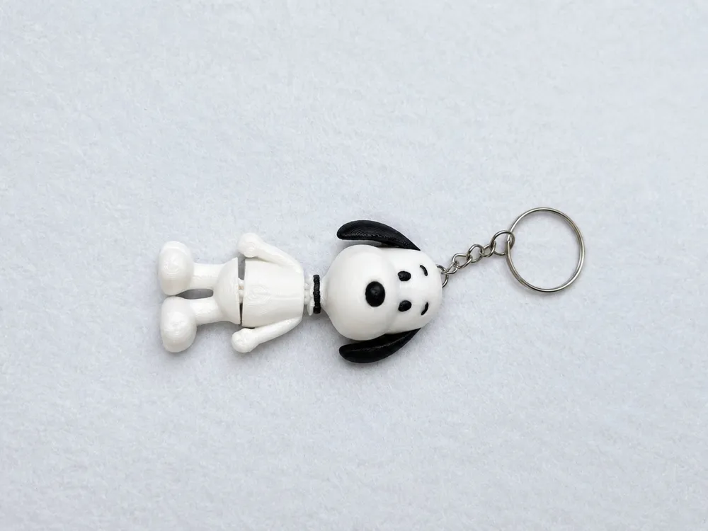 Snoopy Flexi, Articulated Keychain, photo 4 of 4 - Snoopy Flexi, Articulated Keychain Generative Art