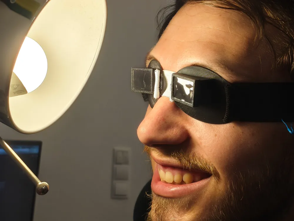 Solar Eclipse Steampunk Goggles - 3D printed Glasses, in stock in India