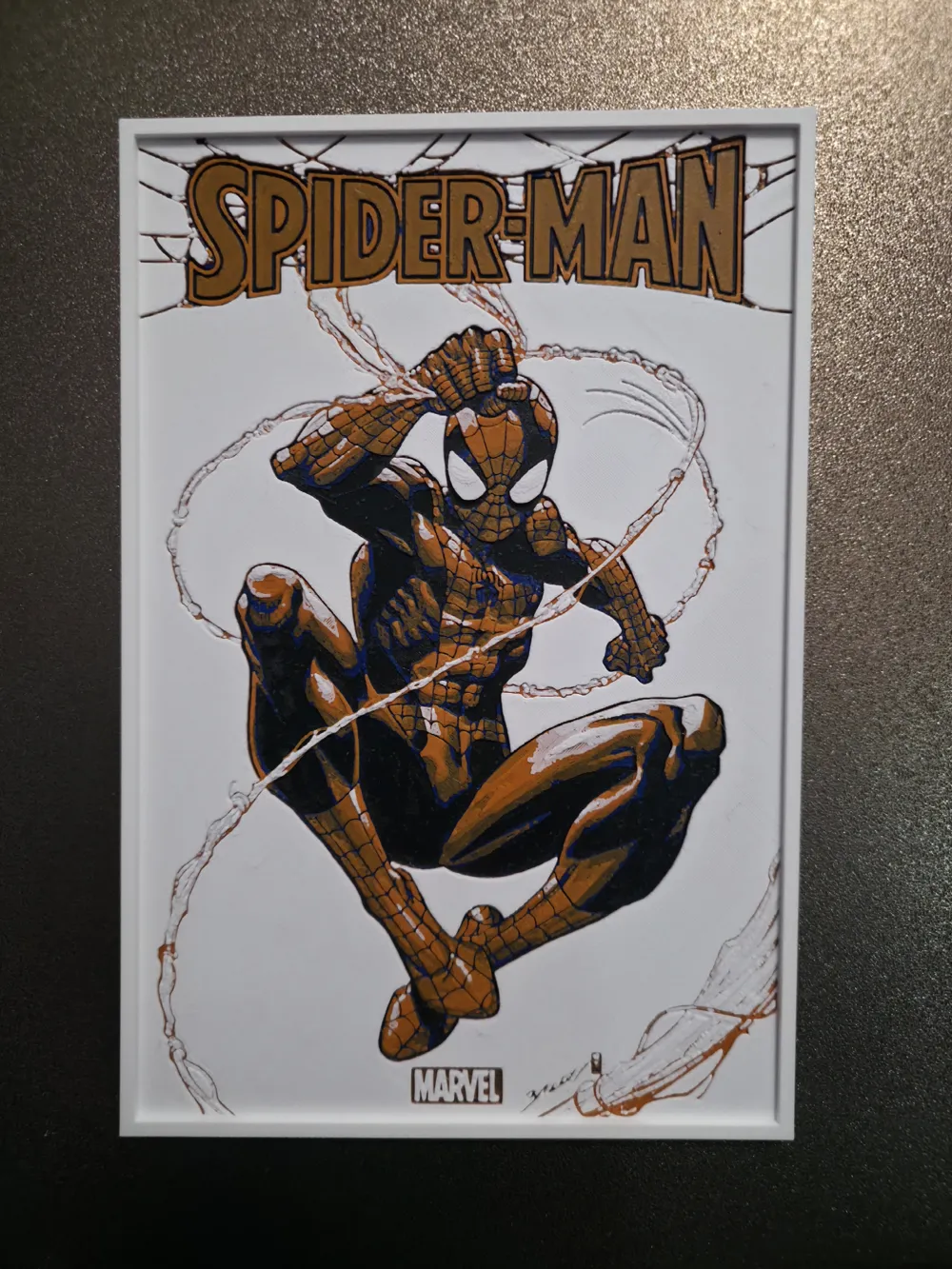 Spider-Man Hueforge, photo 2 of 4 - Spider-Man Hueforge Hobby & DIY