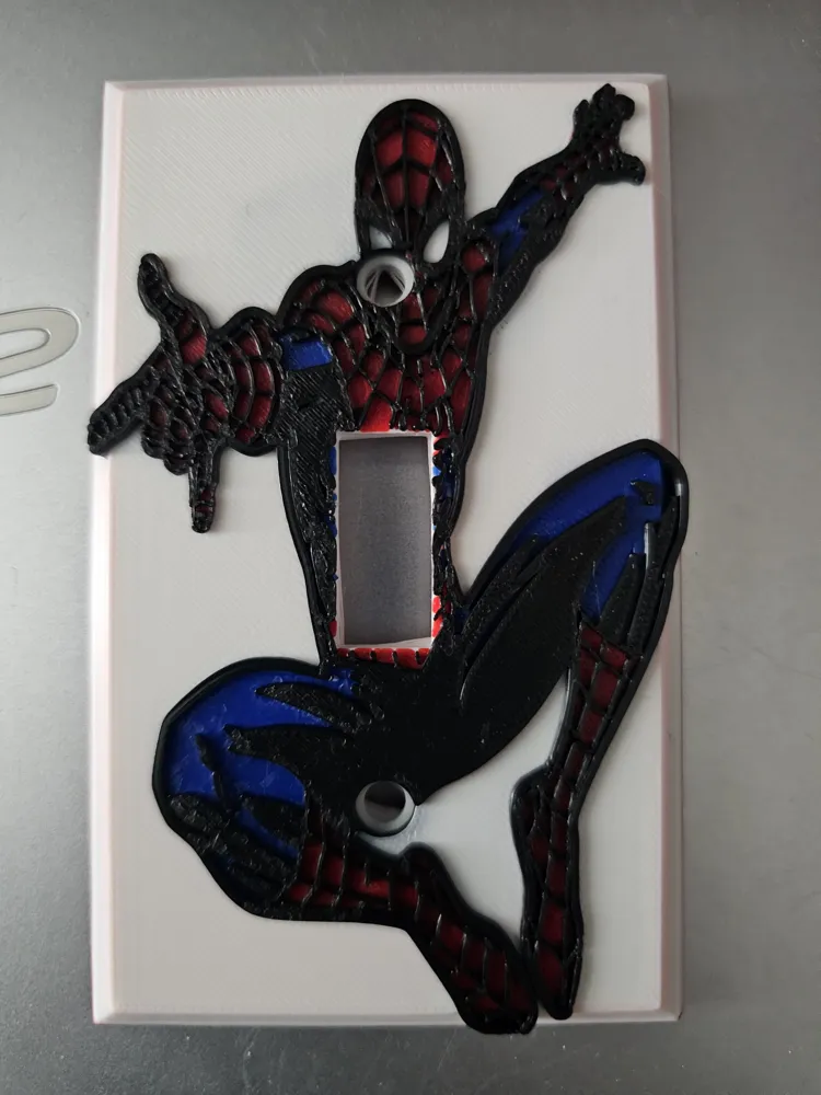 Spider-Man Light switch Cover, photo 2 of 5 - Spider-Man Light switch Cover Household
