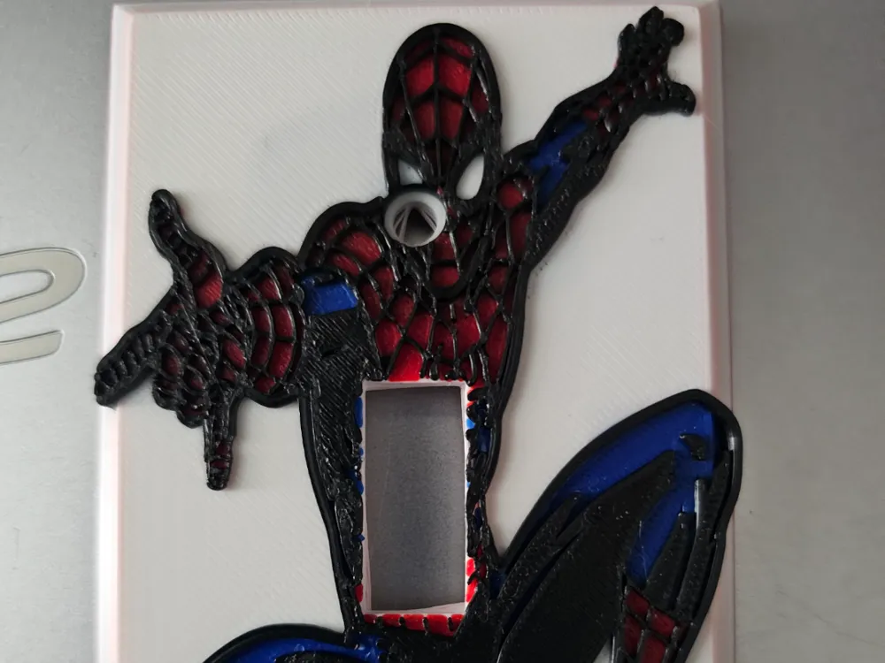 Spider-Man Light switch Cover - 3D printed Decor, in stock in India
