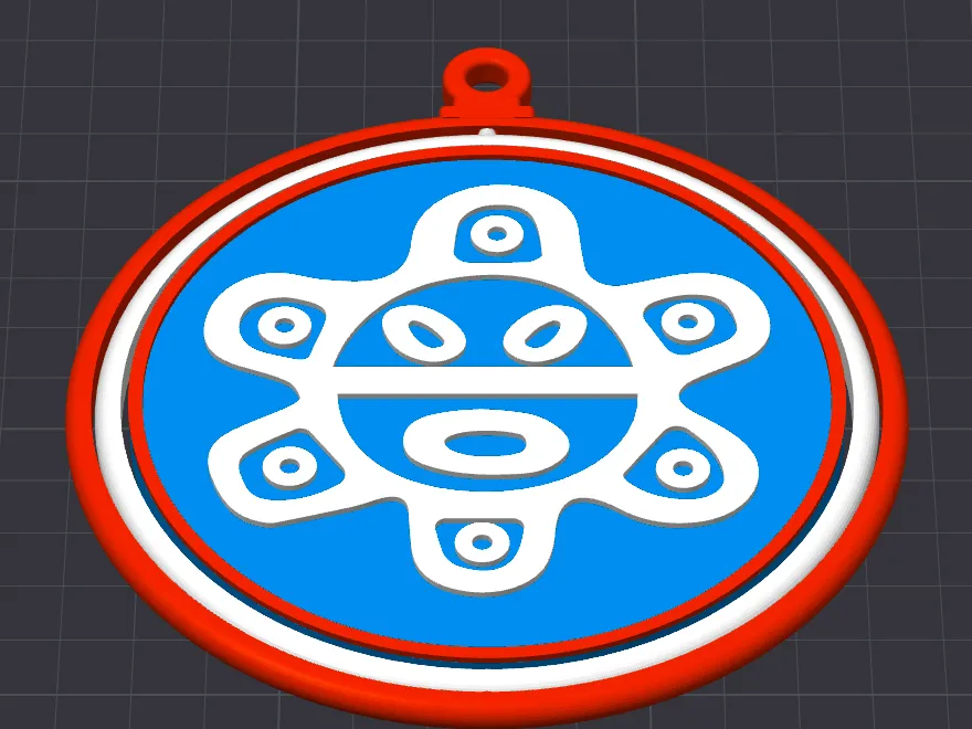 Spinning Sol Taíno Ornament - Puerto Rico