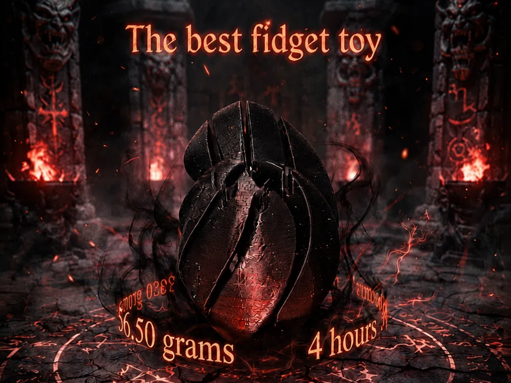 Spiraling Twist Fidget - 3D printed Other Toys & Games, in stock in India