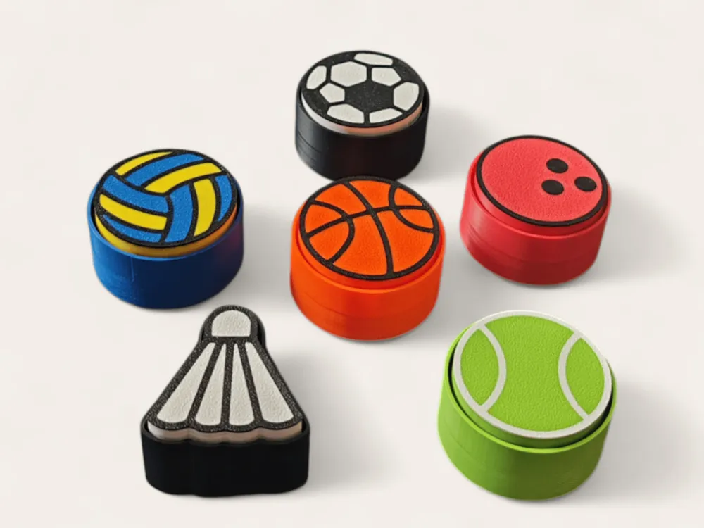 Sport Ball Clickers - 6 Fun Ball Designs!