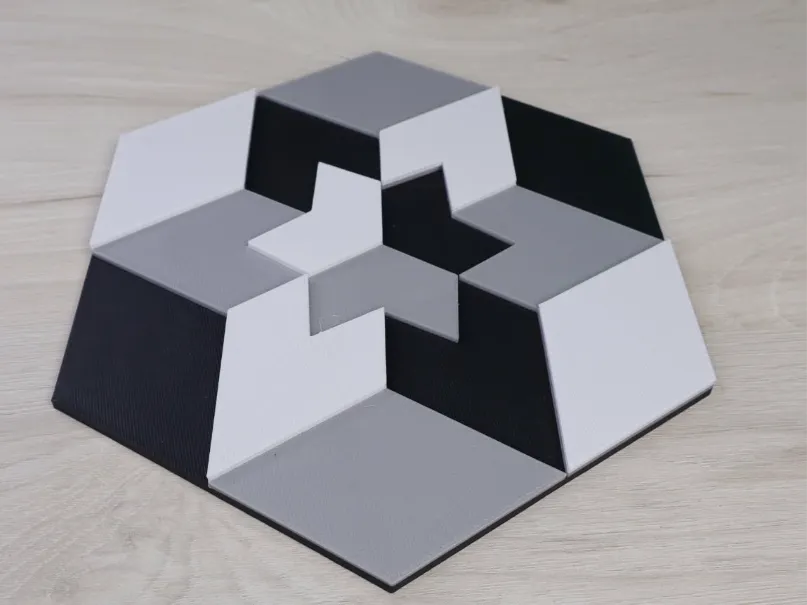 strange illusion - 3D printed Decor, in stock in India