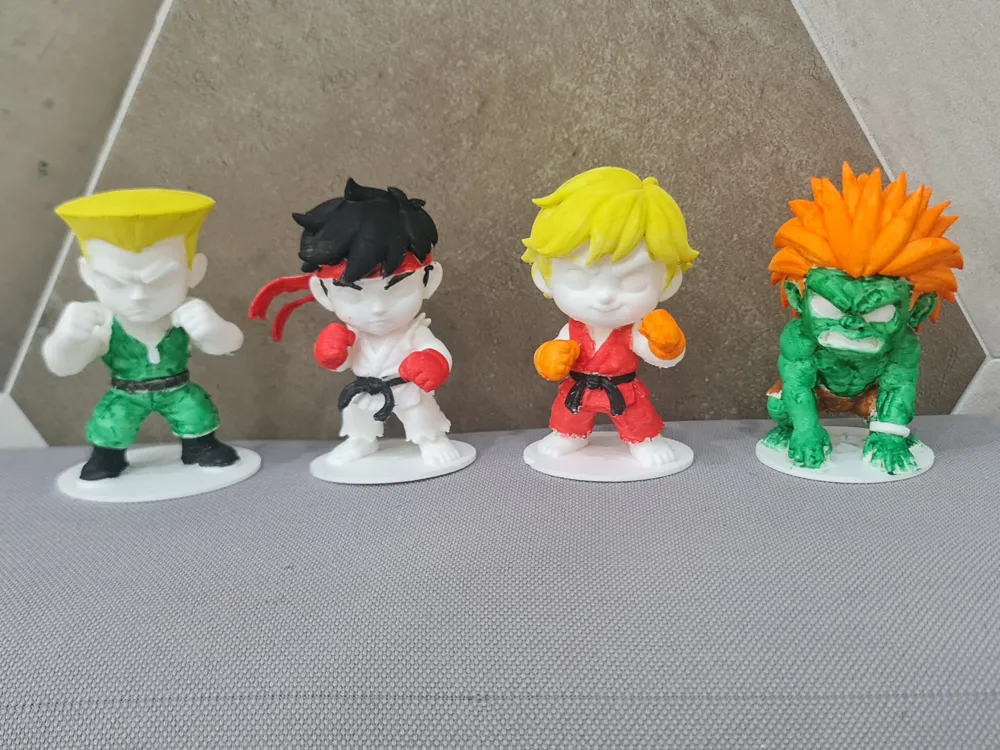 STREET FIGHTER - CHIBI, photo 2 of 5 - STREET FIGHTER - CHIBI Miniatures