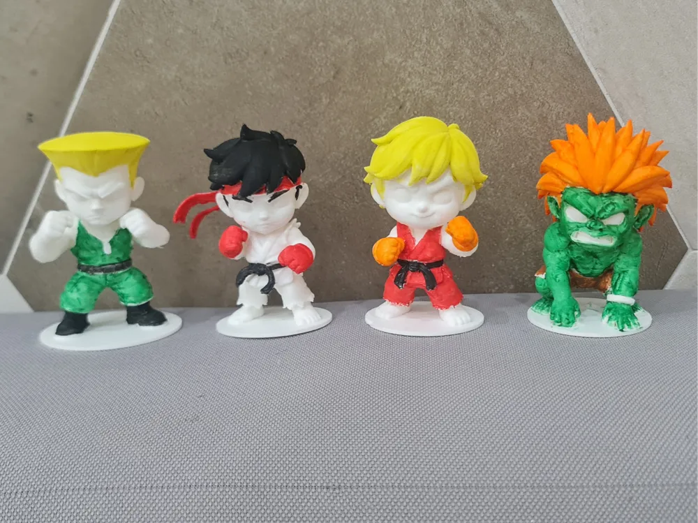 STREET FIGHTER - CHIBI - 3D printed Creatures, in stock in India
