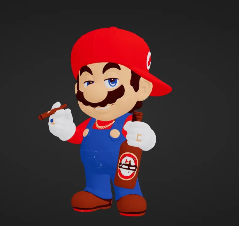 super Mario Gangster, photo 2 of 5 - super Mario Gangster Art