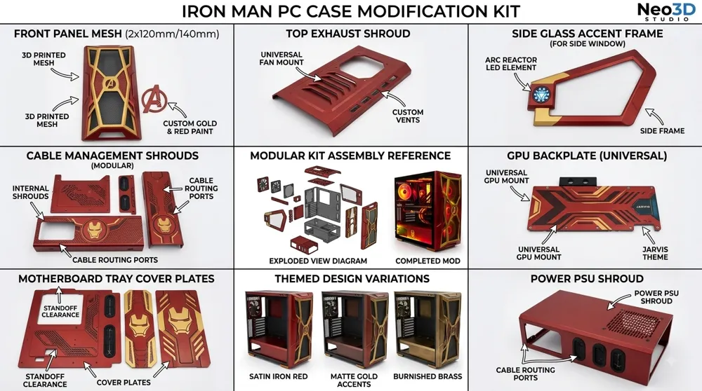 Superhero & Gaming PC Case Mod Kit|Mid-Tower Panel, photo 4 of 4 - Superhero & Gaming PC Case Mod Kit|Mid-Tower Panel Hobby & DIY