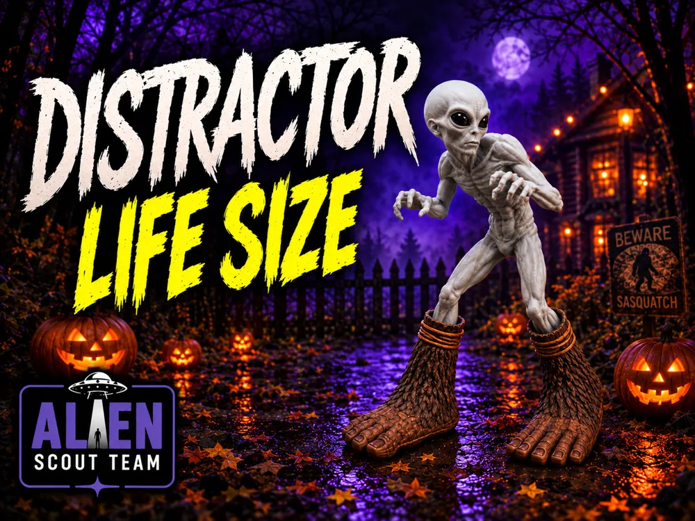 The DISTRACTOR - LIFE SIZE (Alien Scout Team) - 3D printed Creatures, in stock in India