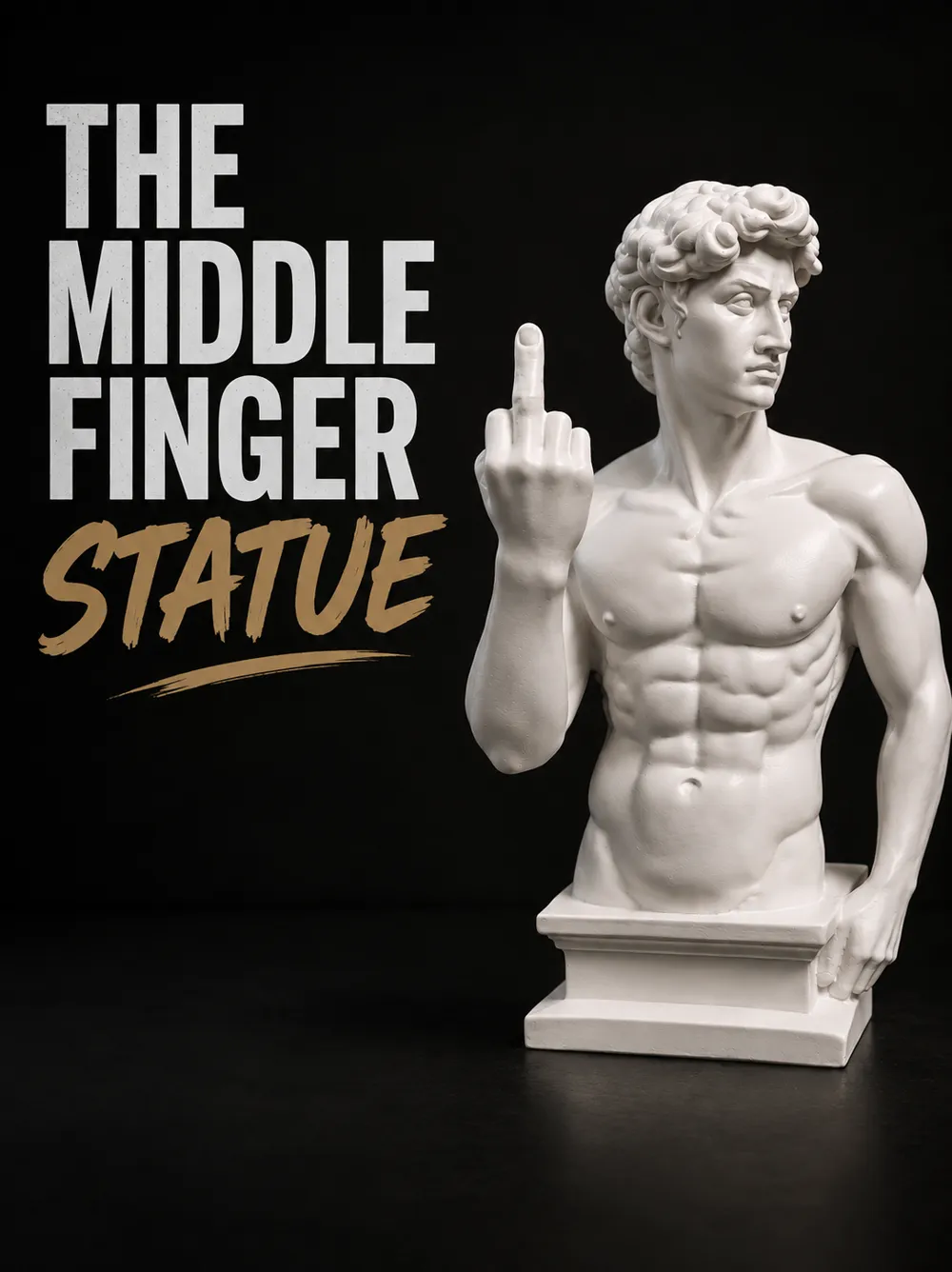 The Middlefinger Statue, photo 2 of 2 - The Middlefinger Statue Household